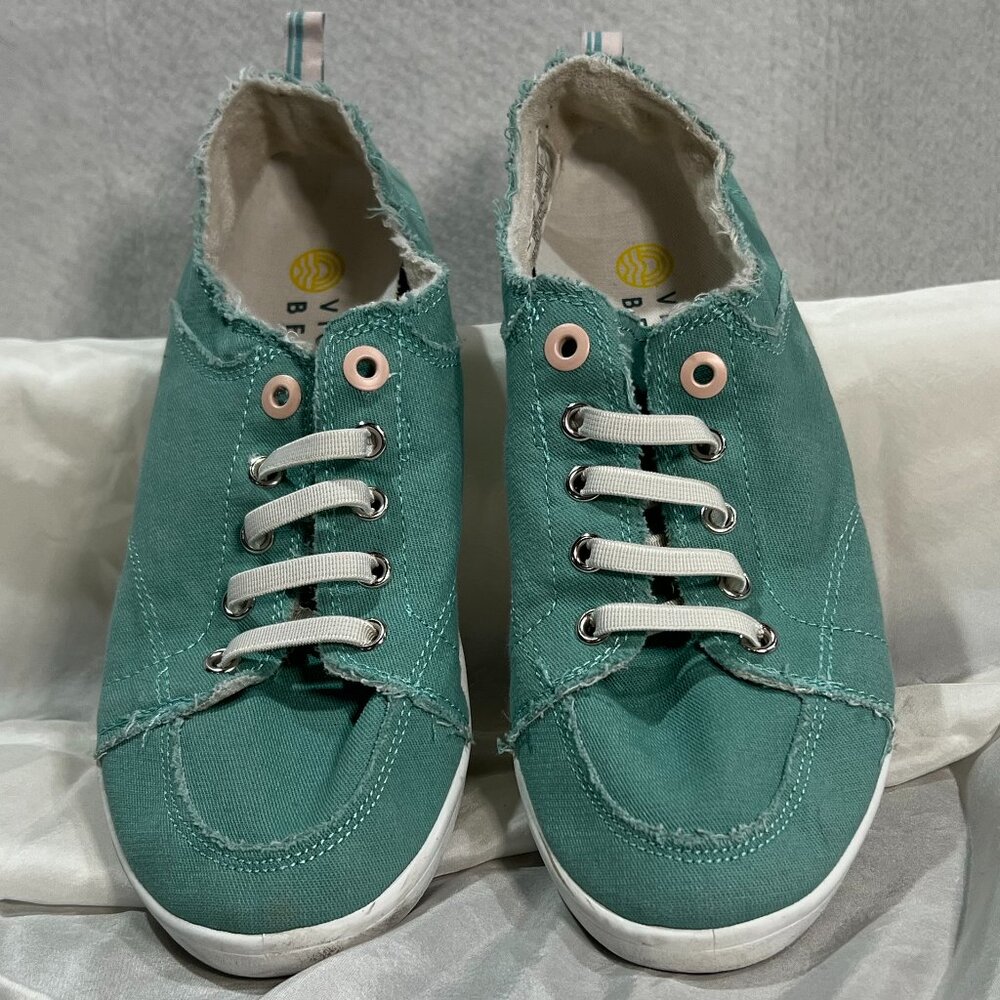 Vionic Pismo teal casual sneaker adult women size 9